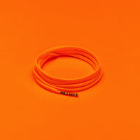 Goalies Slim Football Boot Laces · Bright Orange · Mr.Lacy