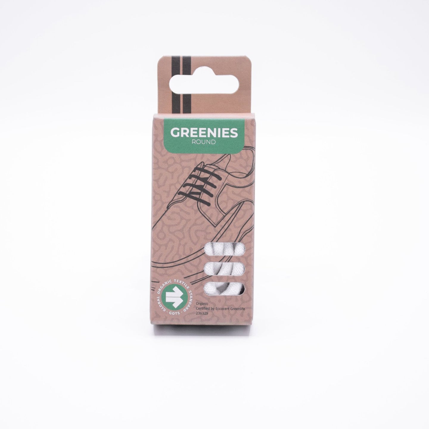 Greenies Ronde Schoenveters - Wit