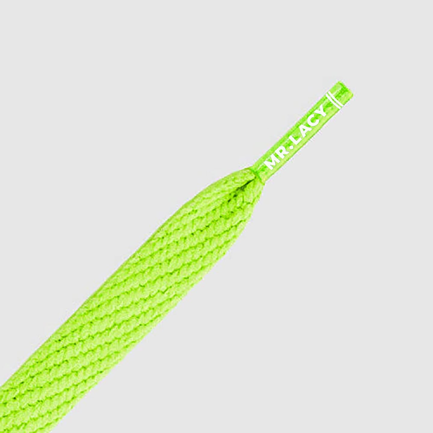 Lacets Flatties - Vert fluo