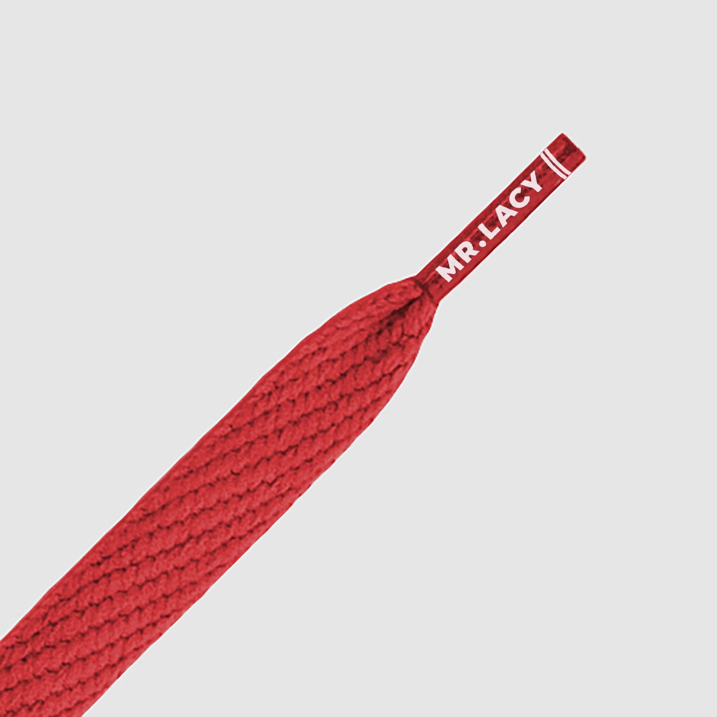 Junior Flatties Shoelaces · Red · Mr.Lacy