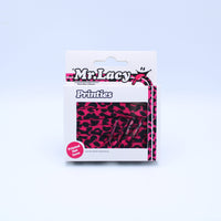 Printies Shoelaces · Leopard Pink/Black · Mr.Lacy