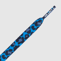 Printies Shoelaces · Leopard Royal Blue · Mr.Lacy