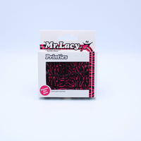 Printies Shoelaces · Hot Pink / Black Zebra · Mr.Lacy