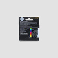Ropies Flat Shoelaces · Black/Dark Grey/Gold Tip