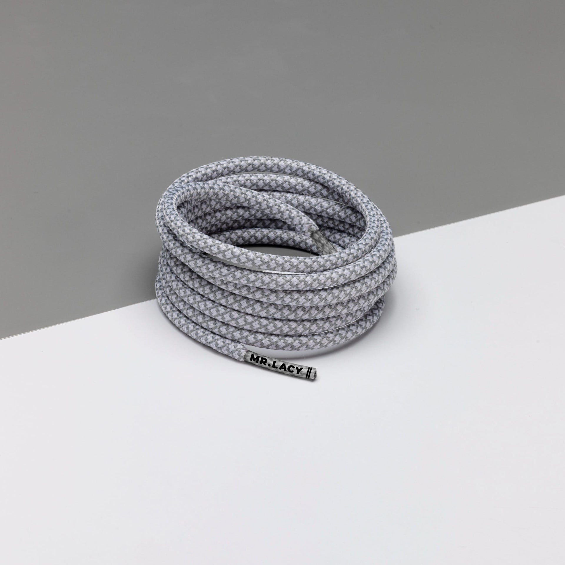 Ropies Shoelaces · White/Grey · Mr.Lacy