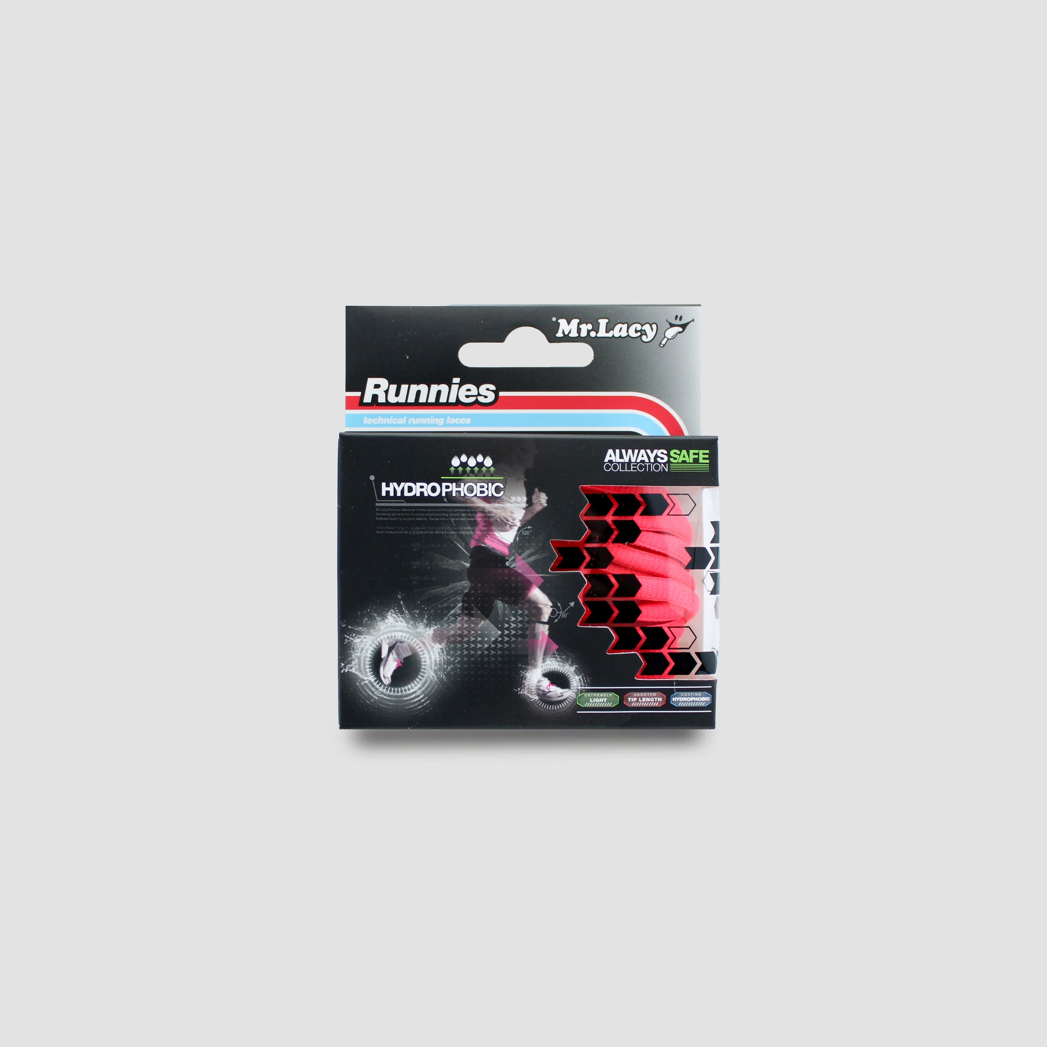 Runnies Cordones Hidrófobos - Rosa Neón