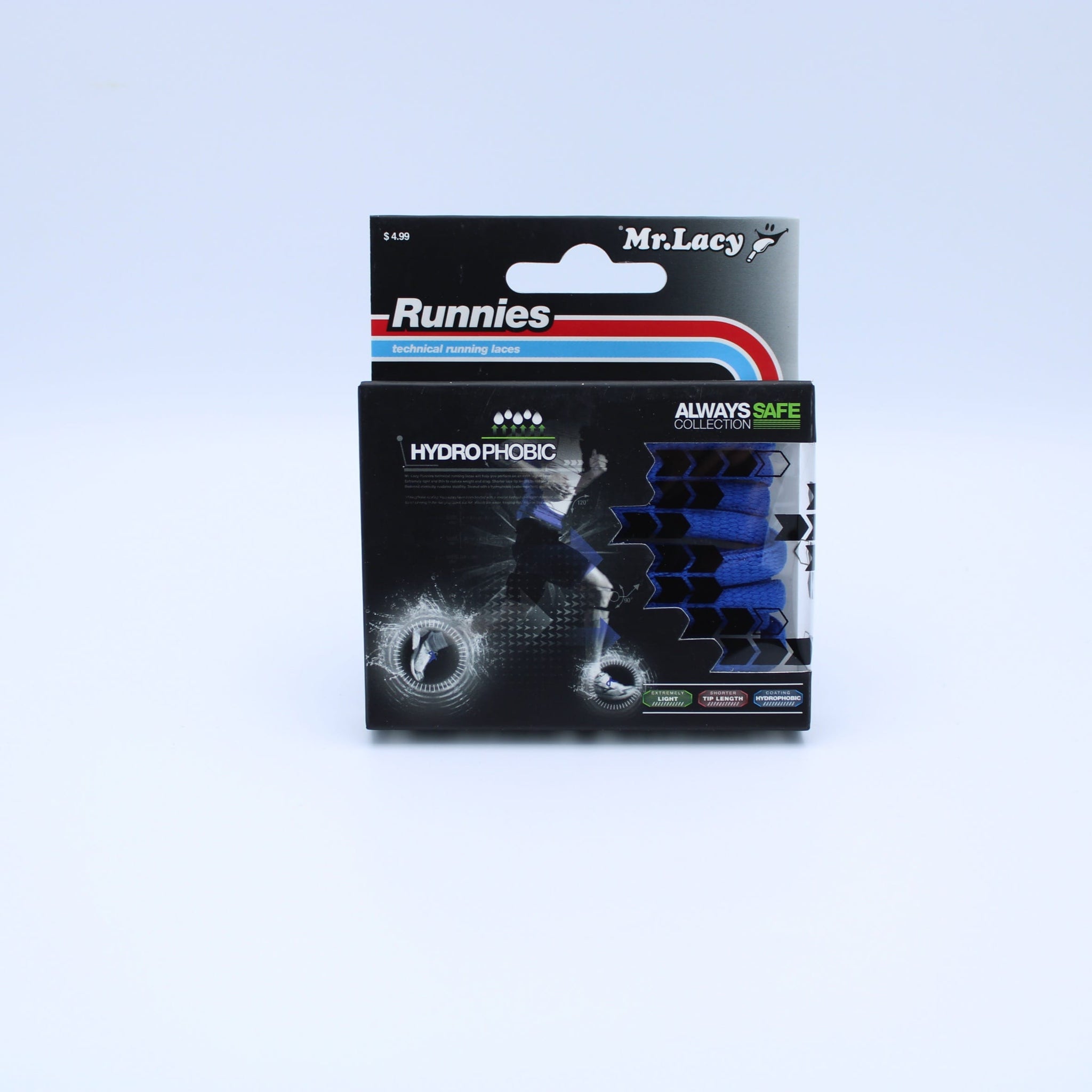 Runnies Hydrophobic Shoelaces · Royal Blue · Mr.Lacy