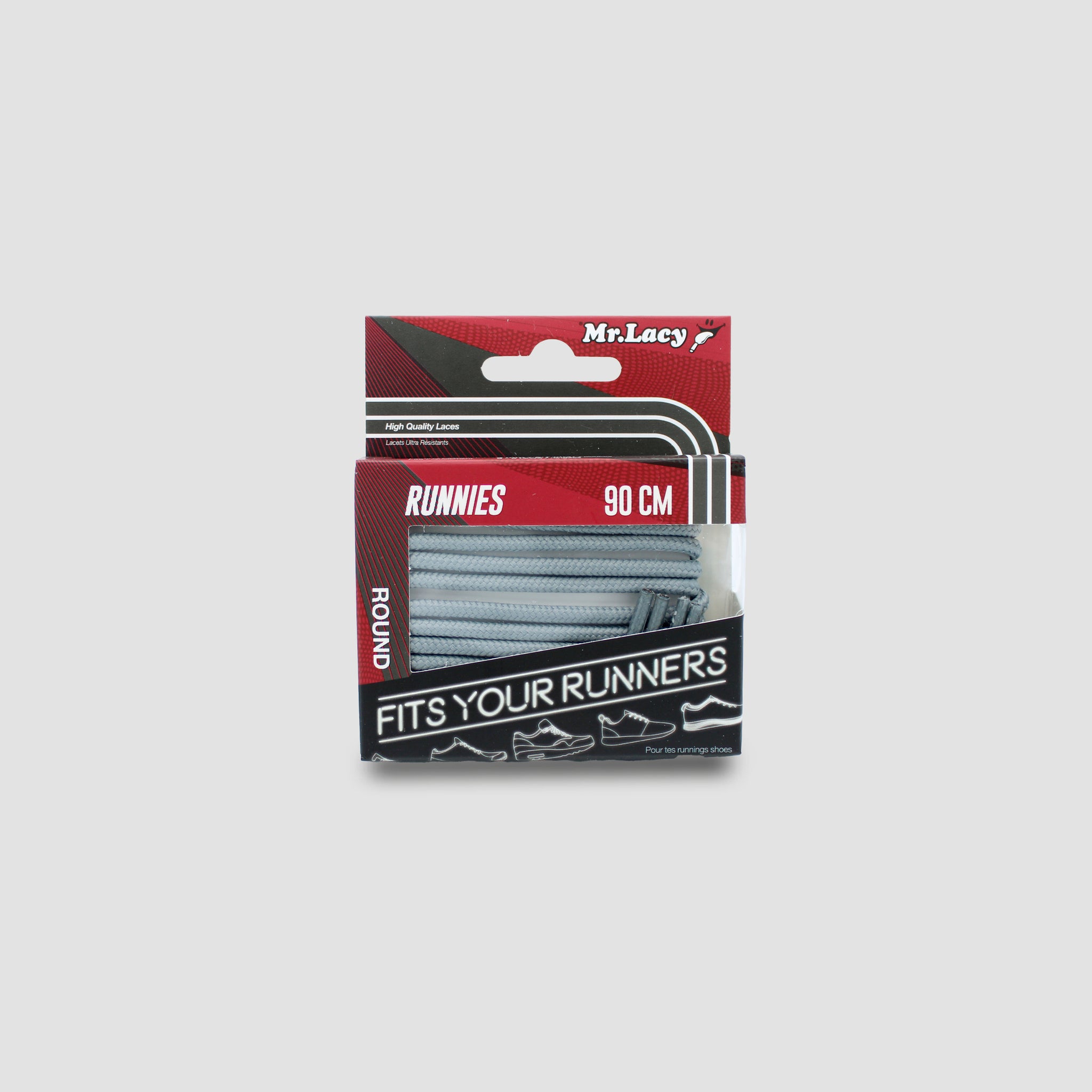 Runnies Cordones Redondos - Gris