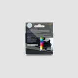 Runnies Round Metal Tips Shoelaces · Black with Gold Tip