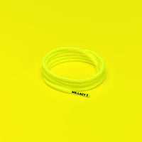 Runnies Round Shoelaces · Neon Lime Yellow · Mr.Lacy