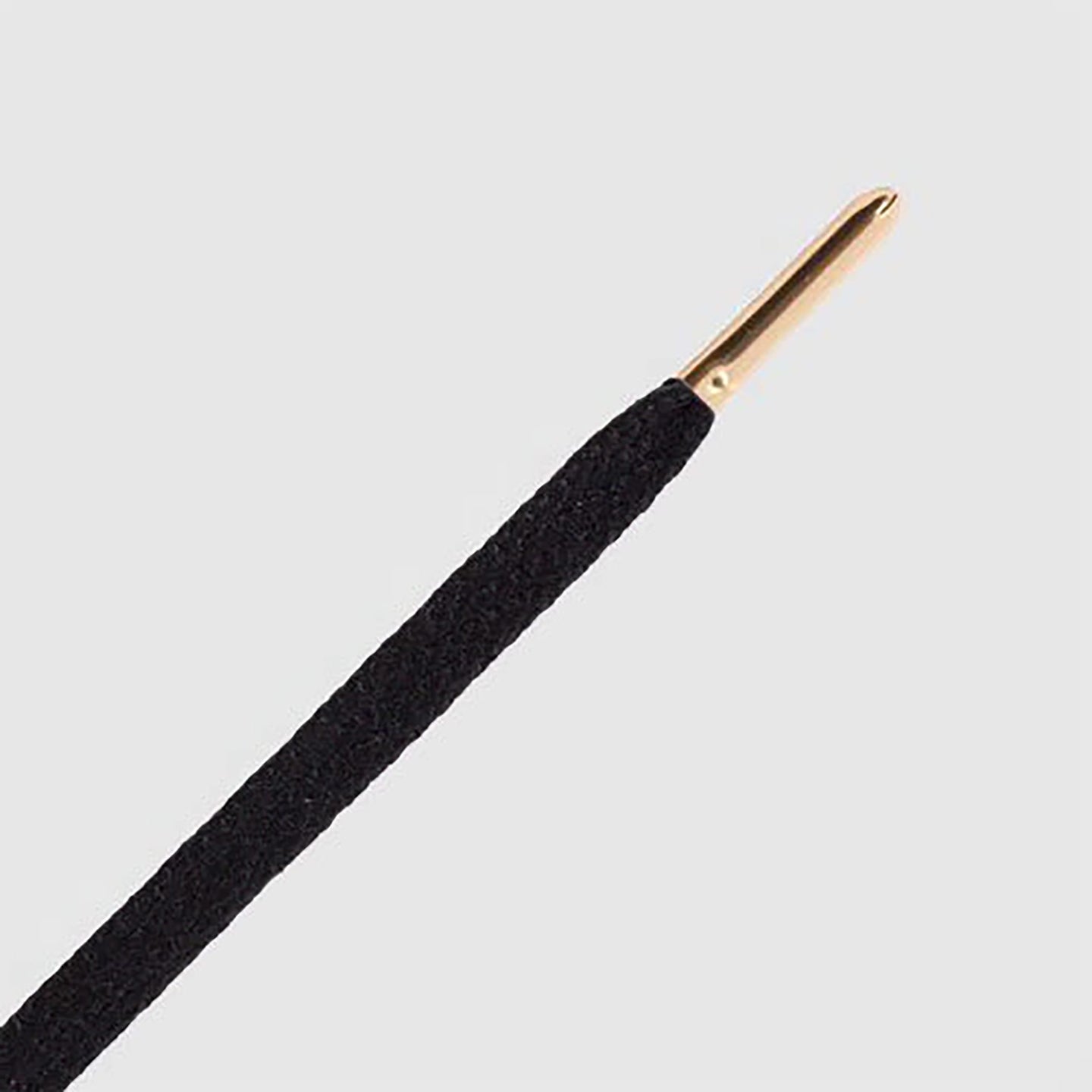 Skinnies Metal Tips Shoelaces · Black with Gold Tip · Mr.Lacy