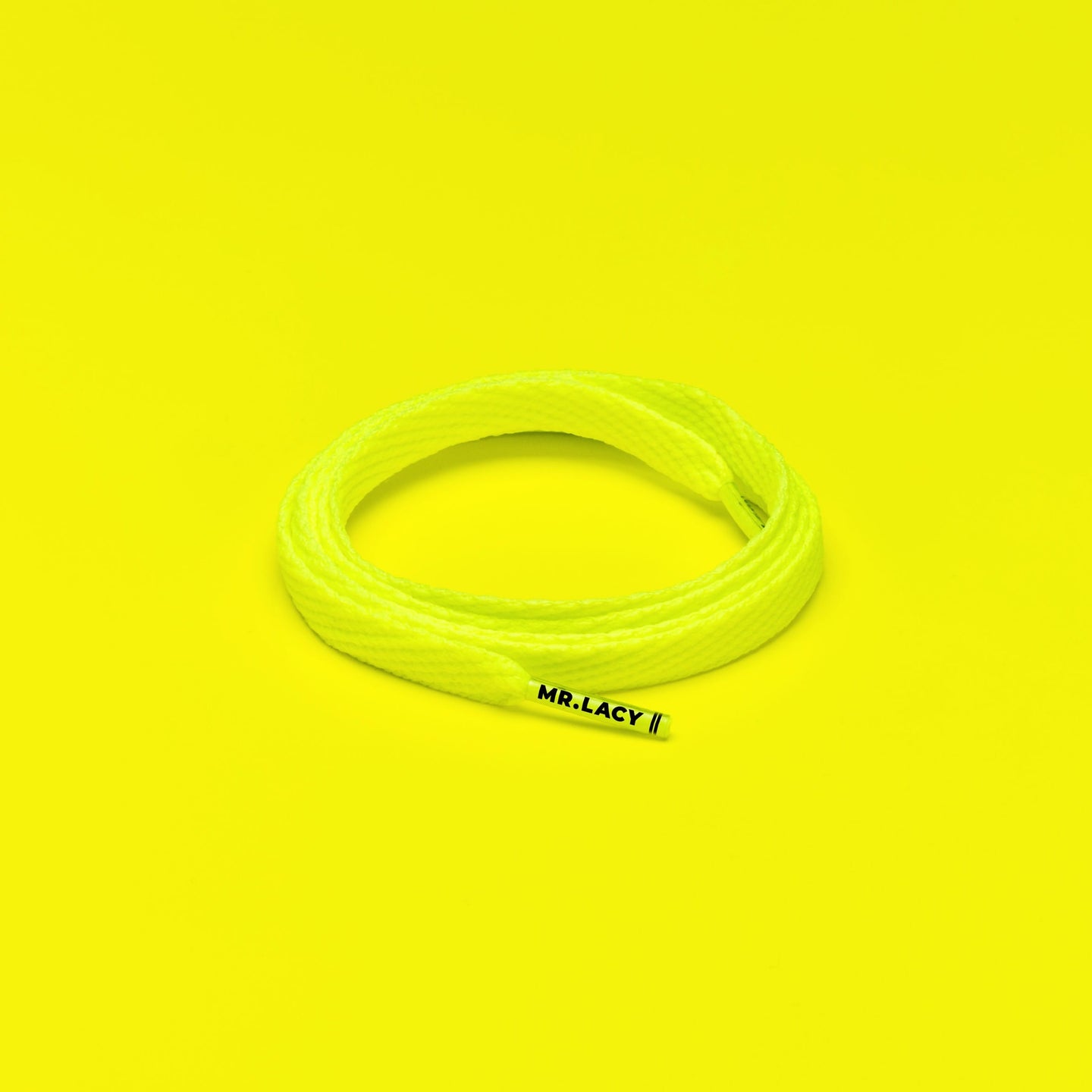 Smallies Shoelaces · Neon Lime Yellow · Mr.Lacy