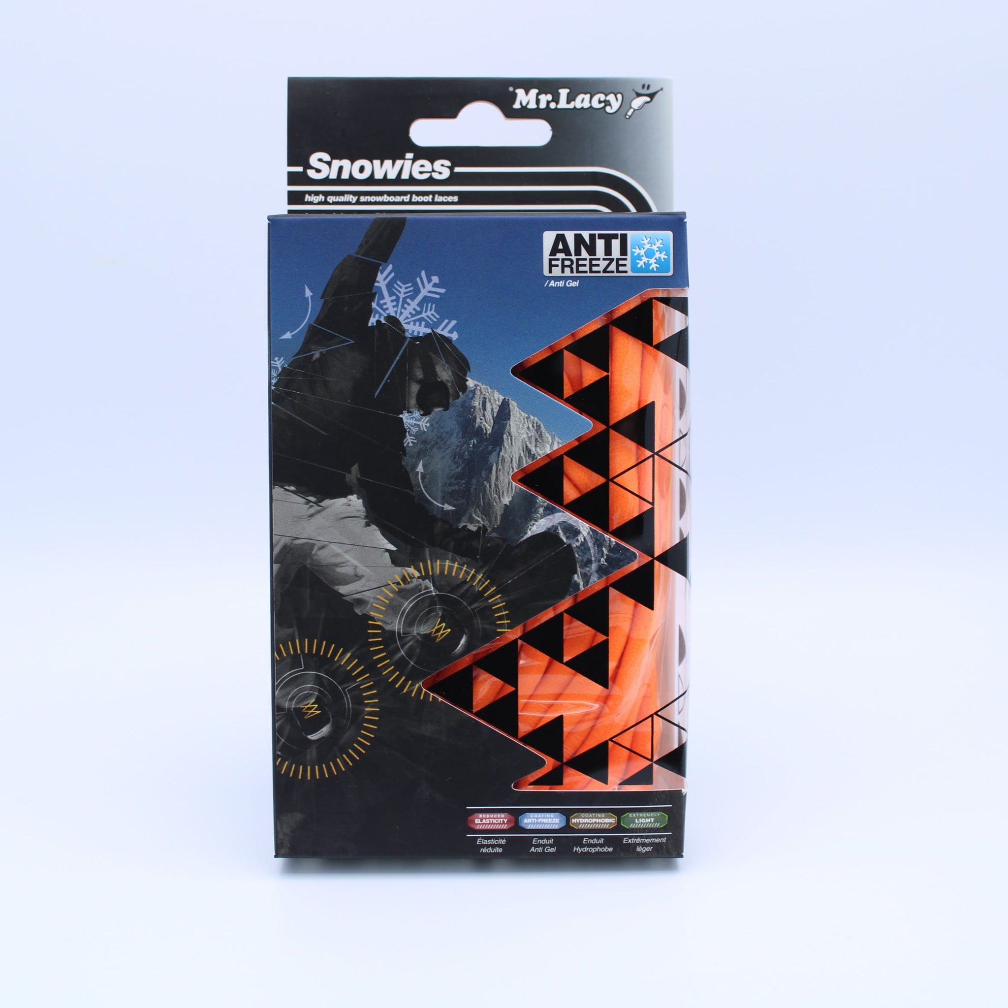 Snowies Snowboard Boot Laces · Bright Orange · Mr.Lacy