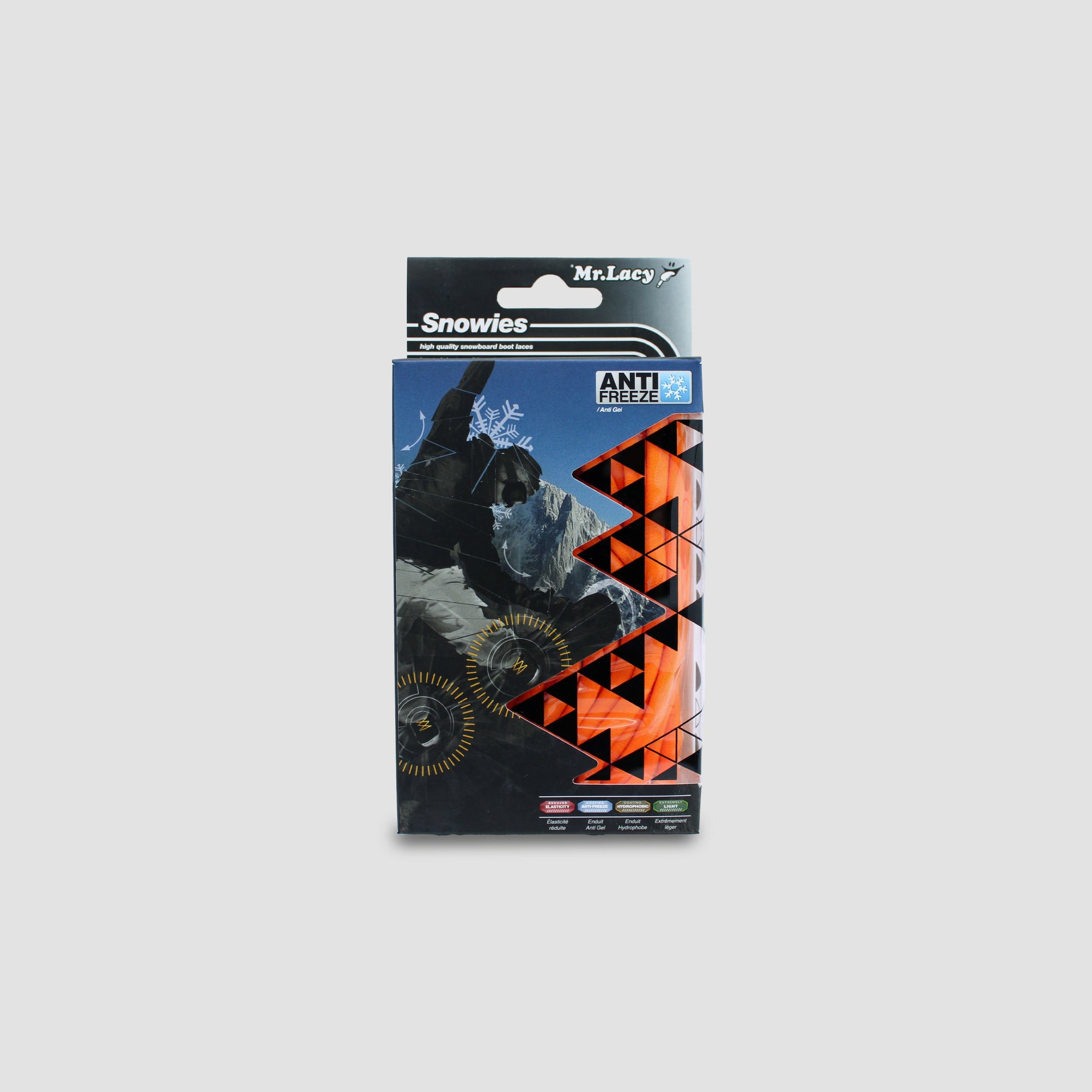 Snowies Snowboard Boot Laces · Bright Orange