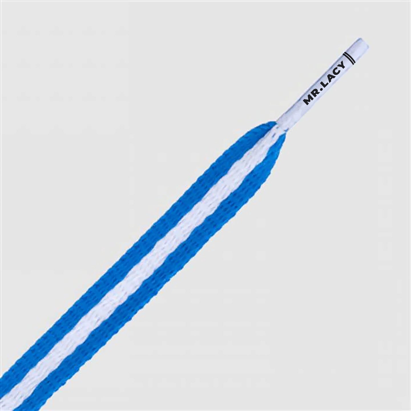 Stripies Shoelaces · Royal Blue/White