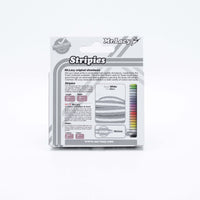 Lacets Stripies - Gris et blanc