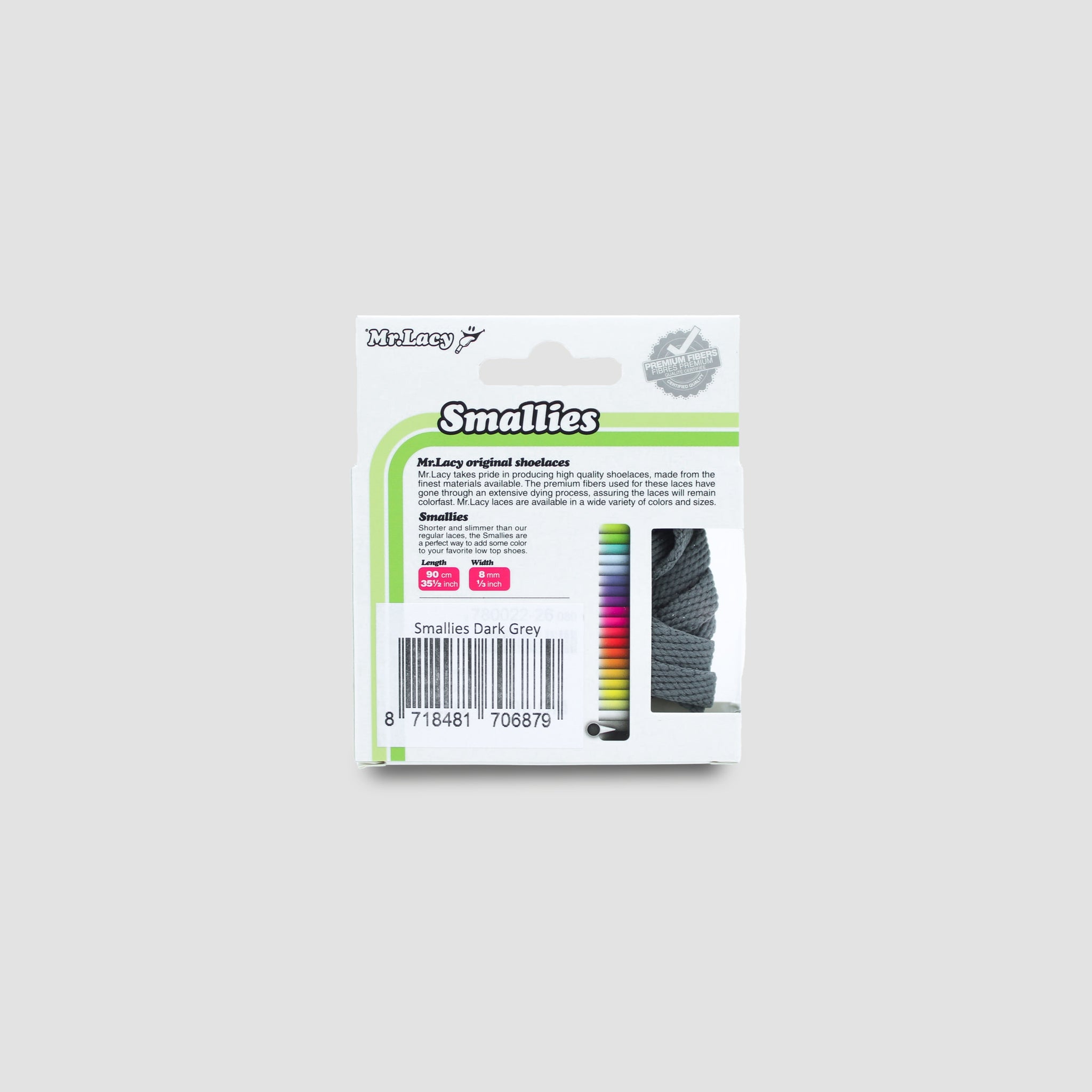 Smallies Shoelaces · Dark Grey