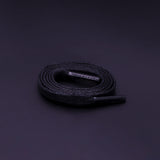 Waxies Flat Shoelaces · Black