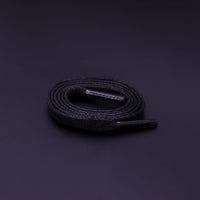 Waxies Flat Shoelaces · Black