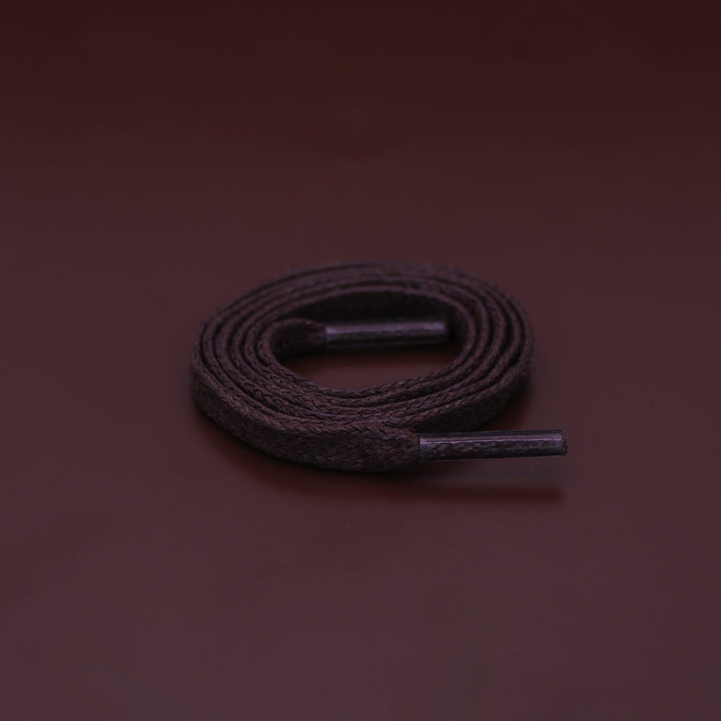 Waxies Flat Shoelaces · Dark Brown