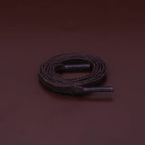 Waxies Flat Shoelaces · Dark Brown