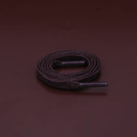 Waxies Flat Shoelaces · Dark Brown