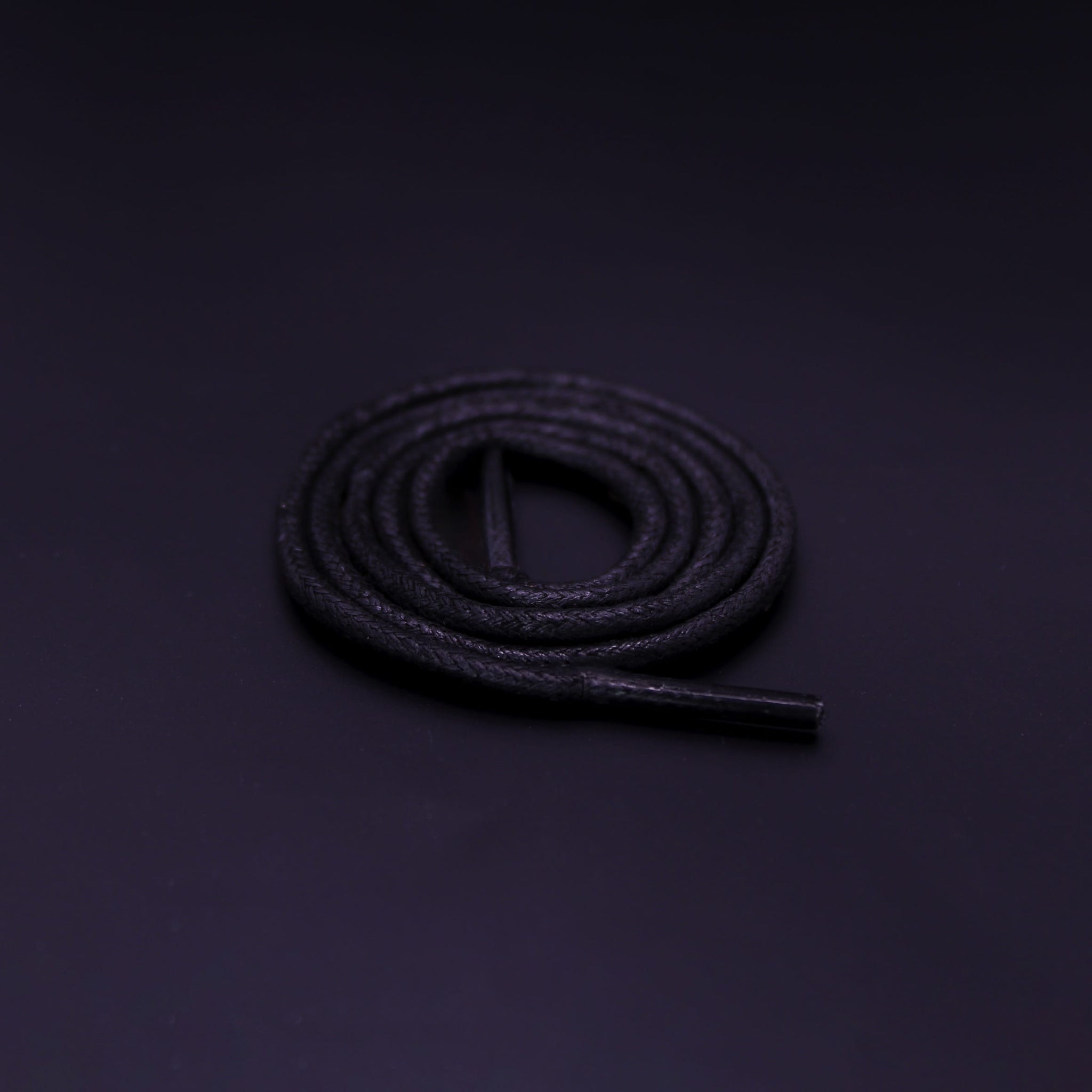 Waxies Round Shoelaces · Black